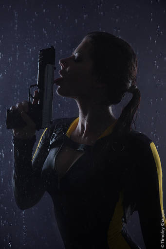 Tomb Raider: Underworld - Cosplay Lara Croft wetsuit by Anastasya Zelenova